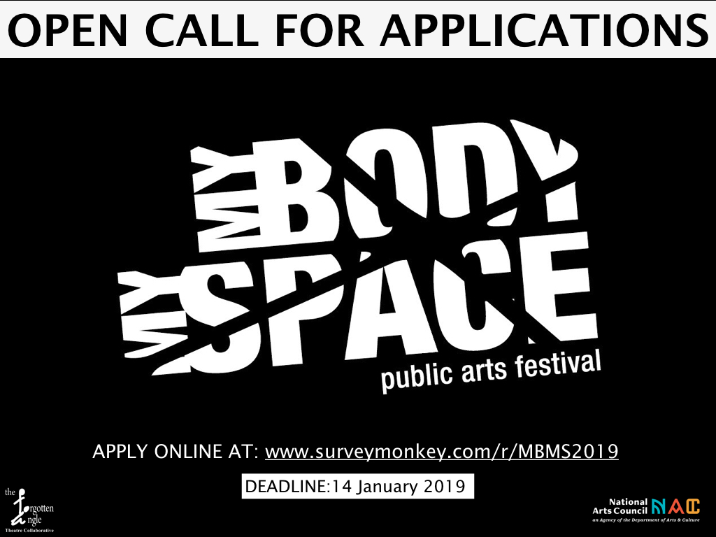 Application For My Body My Space Public Arts Festival 22 To 28 April 2019 Survey