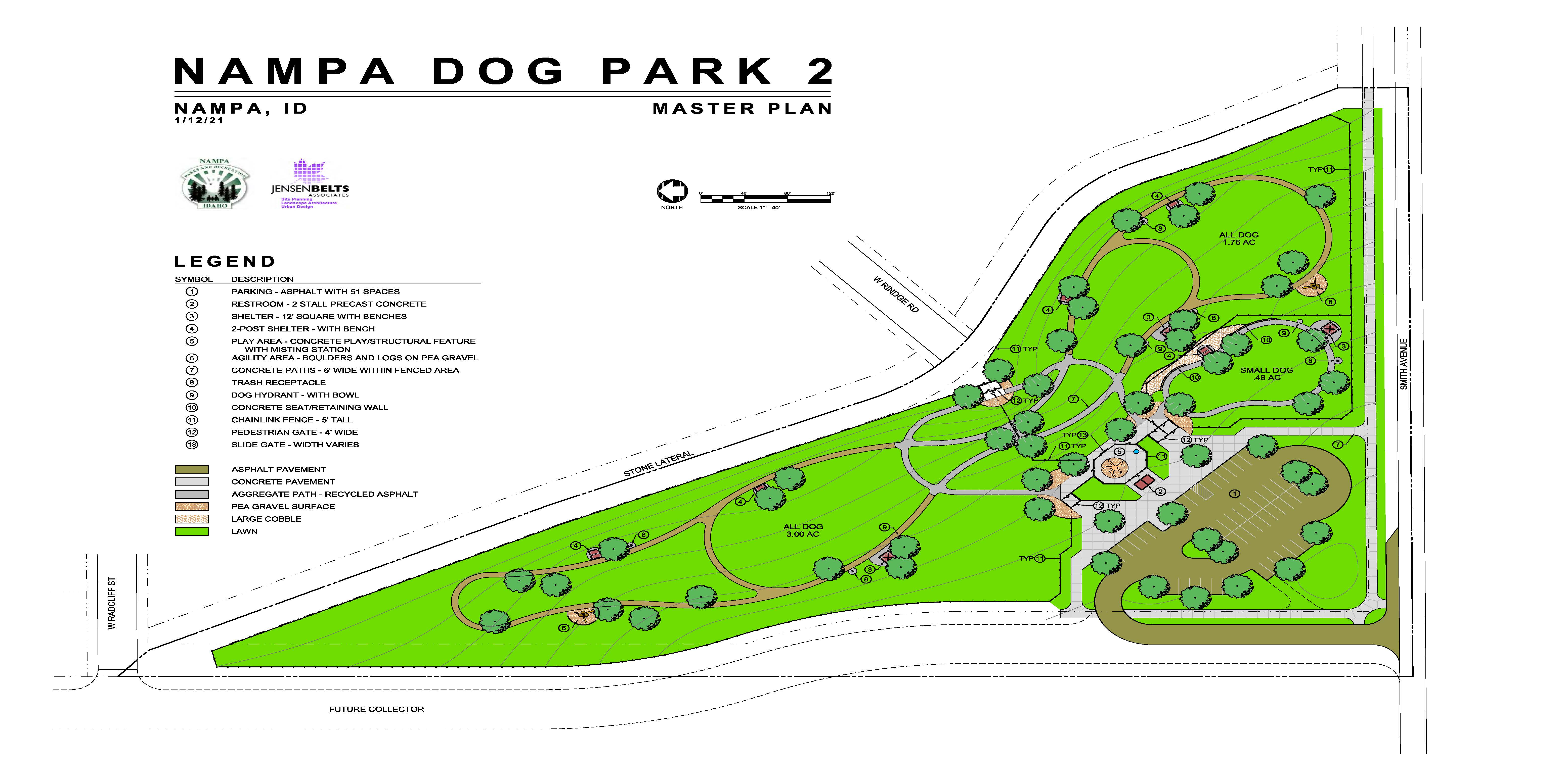 New Nampa Dog Park 2 Proposed Master Plan Feedback Survey