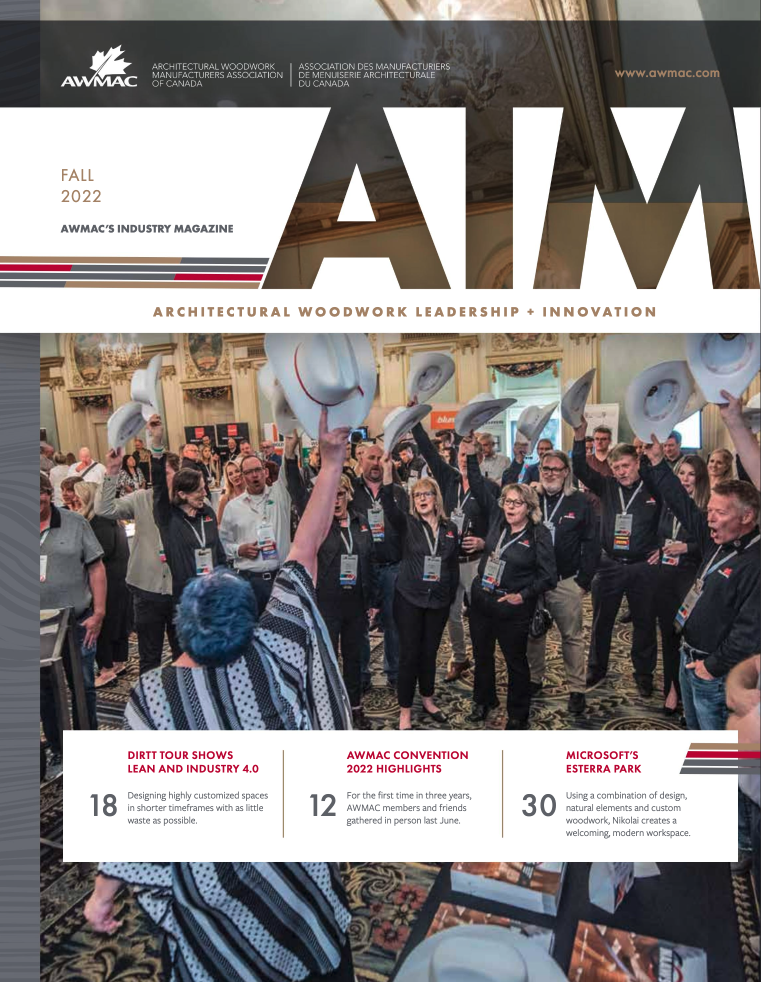 Subscribe to AWMAC’s Industry Magazine (AIM) Survey