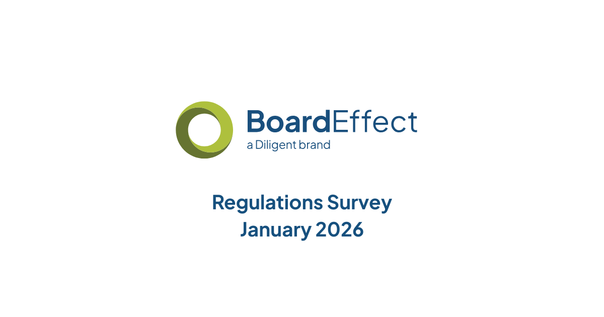 BoardEffect Regulations Survey January 2026