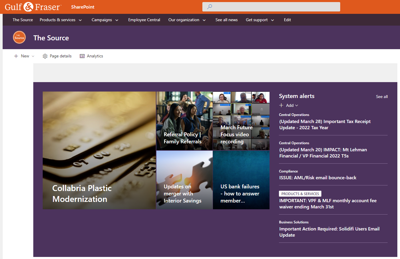Intranet training part 1 quiz Survey