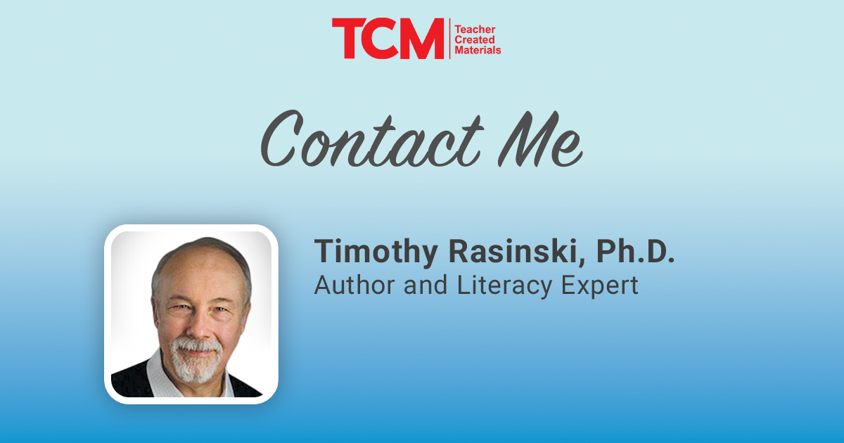 Tim Rasinski Reading Resources Sign Up Survey Tim rasinski reading resources sign up survey