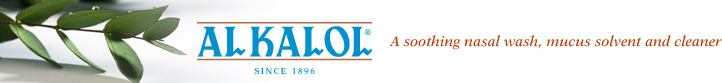 Alkalol A nasal wash, mucus solvent &amp; cleaner