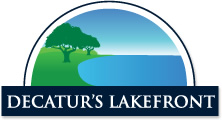 Decatur's lake front
