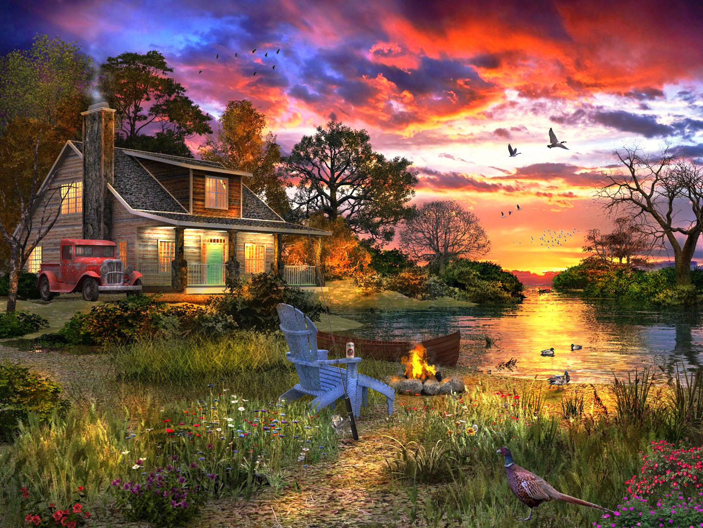 Sunset at the Lake