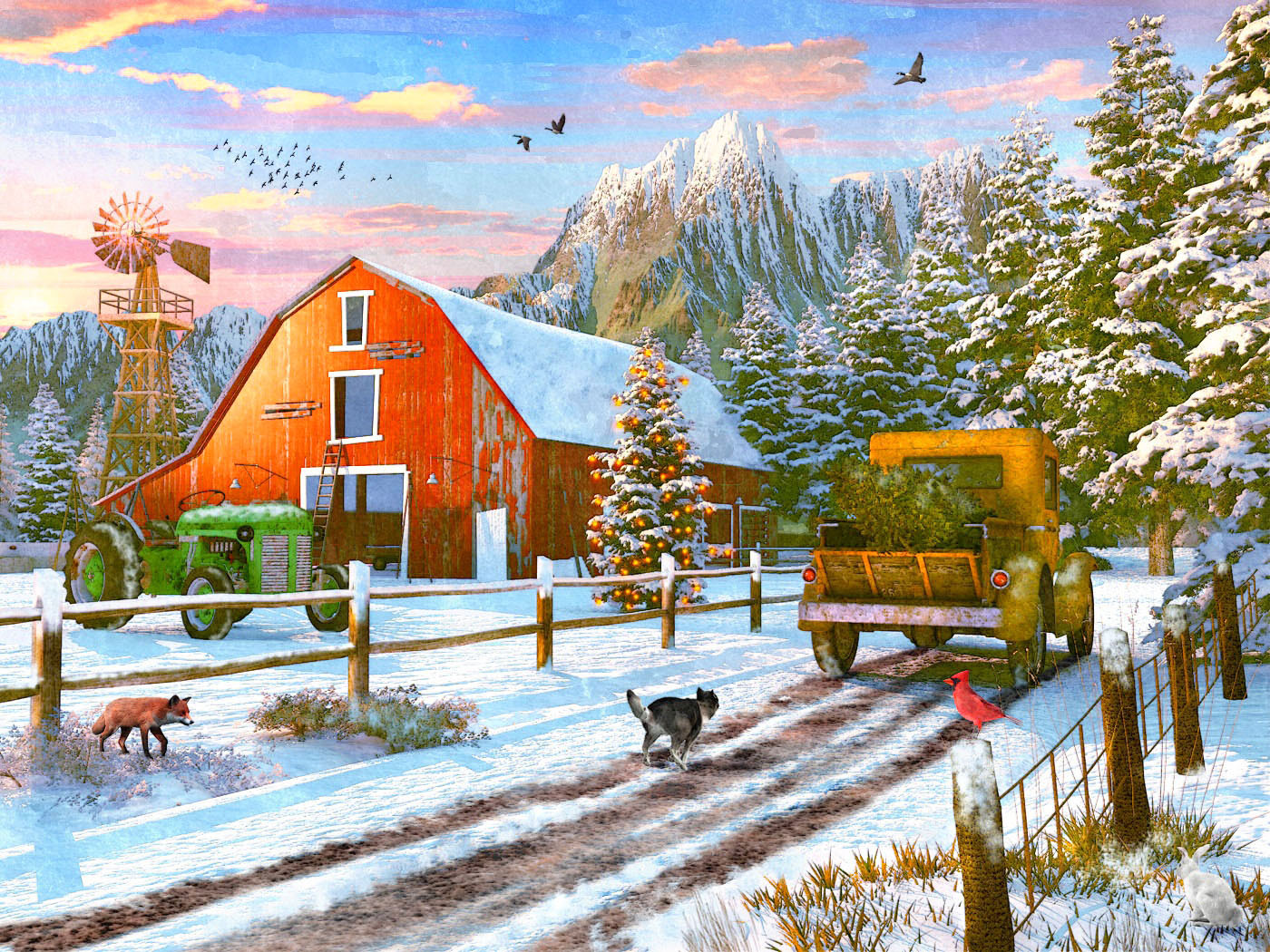Winter Farm