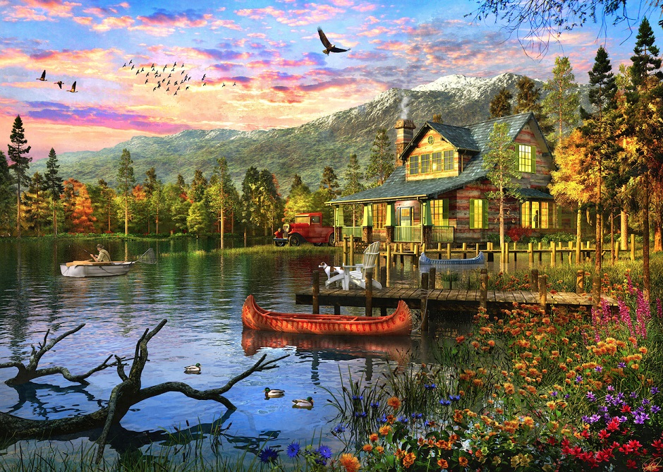 Cabin Sunset