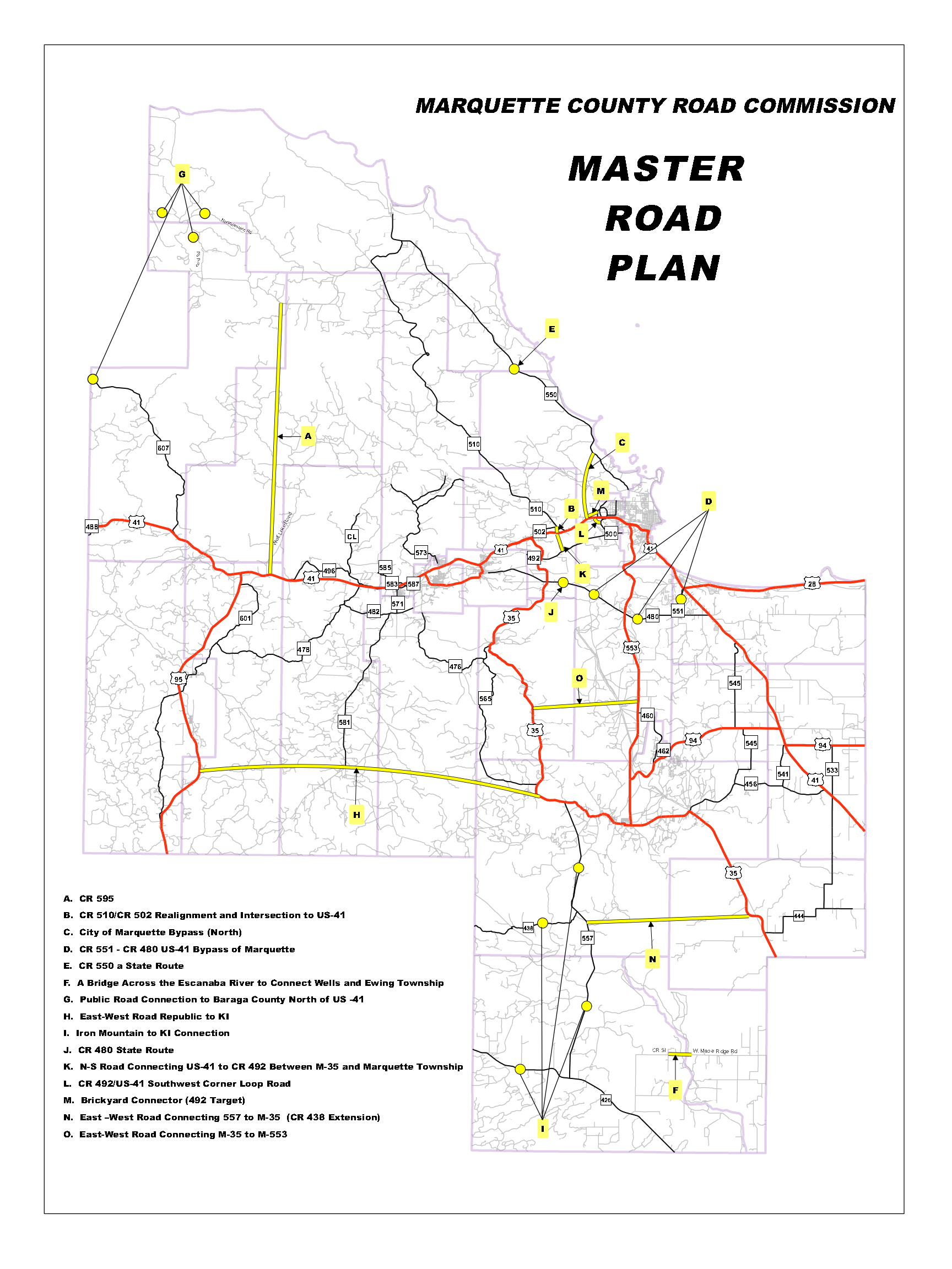 Marquette County Road Commission Survey