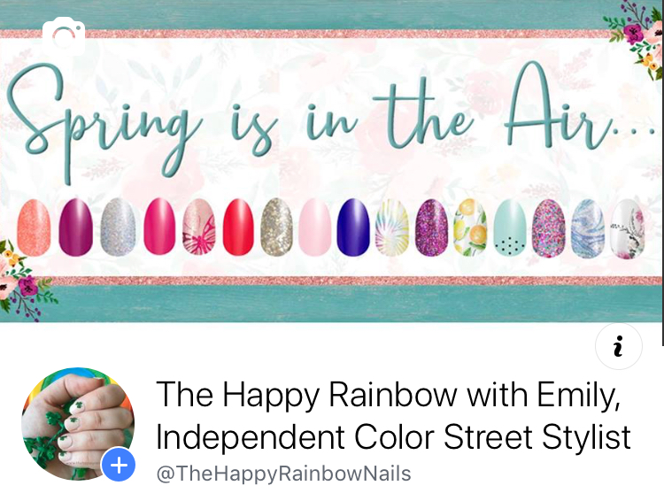 Like my business page by <a href="http://www.facebook.com/thehappyrainbownails" rel="nofollow" target="_blank">clicking here!</a> 