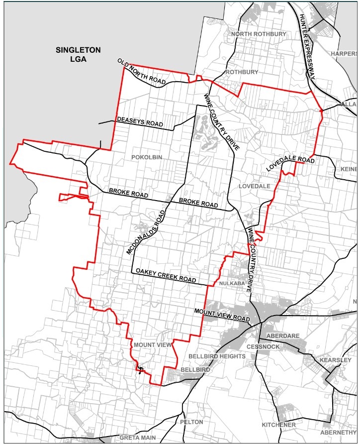 Cessnock LGA, Vineyards District Survey