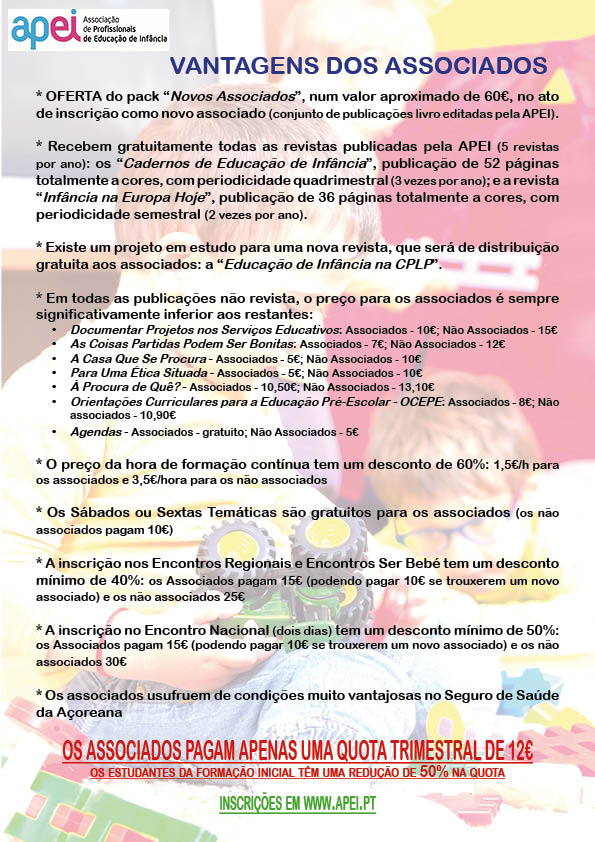 <strong>Vantagens de ser Associado da APEI</strong>