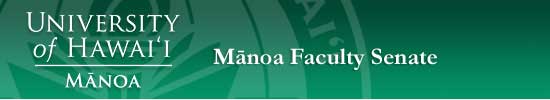 Manoa Faculty Senate