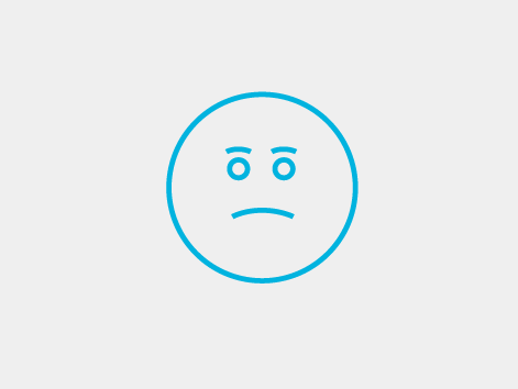 illustrated face with wide eyes showing confusion