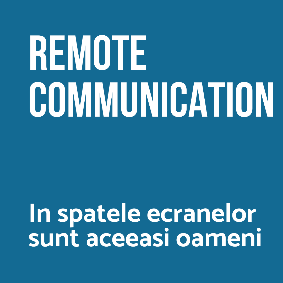Webinar Remote Communications, Trainer Andrei Văcaru - 28 mai, 10:00 - 13:00