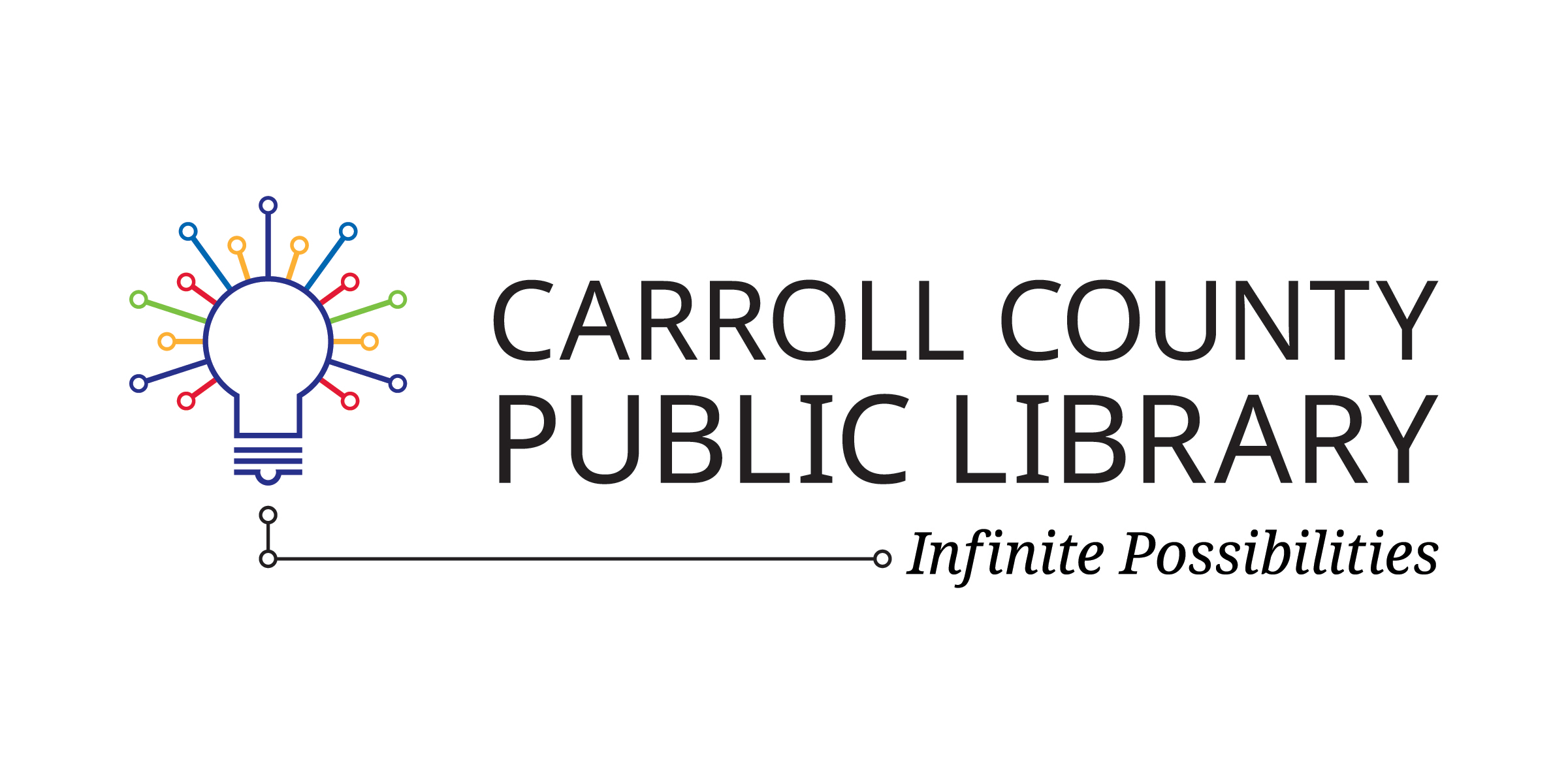Library Logo with Lightbulb