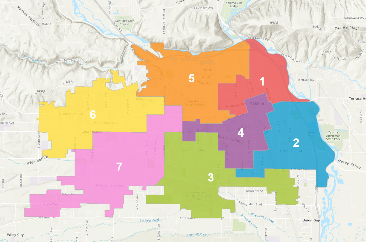Yakima Wa Zip Code Map Map