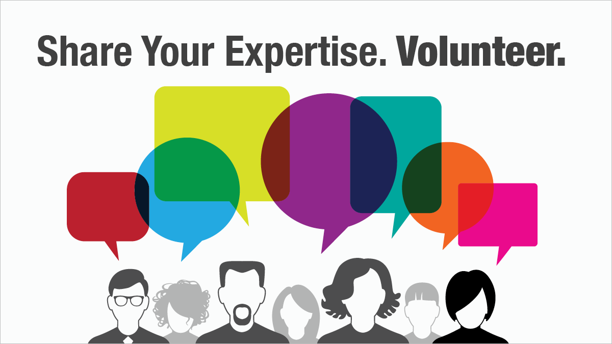 Share Your Expertise. Volunteer.