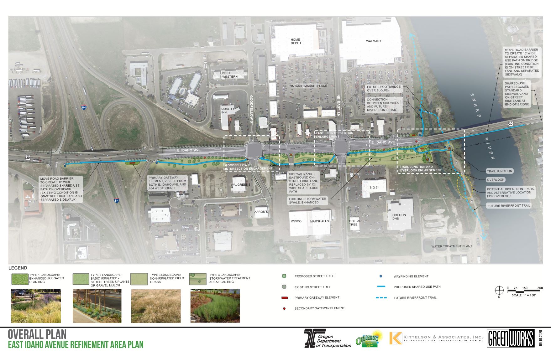 East Idaho Avenue Refinement Area - Draft Design Concept