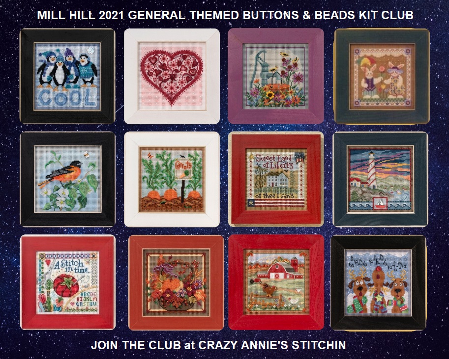 2021 MILL HILL KIT CLUB (all kits from Mill Hill)hosted by Crazy Annie