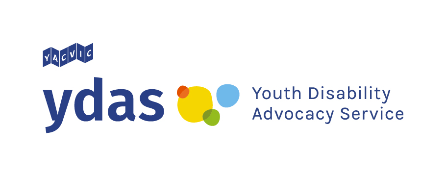YDAS Logo: Next to dark blue, lowercase letters y