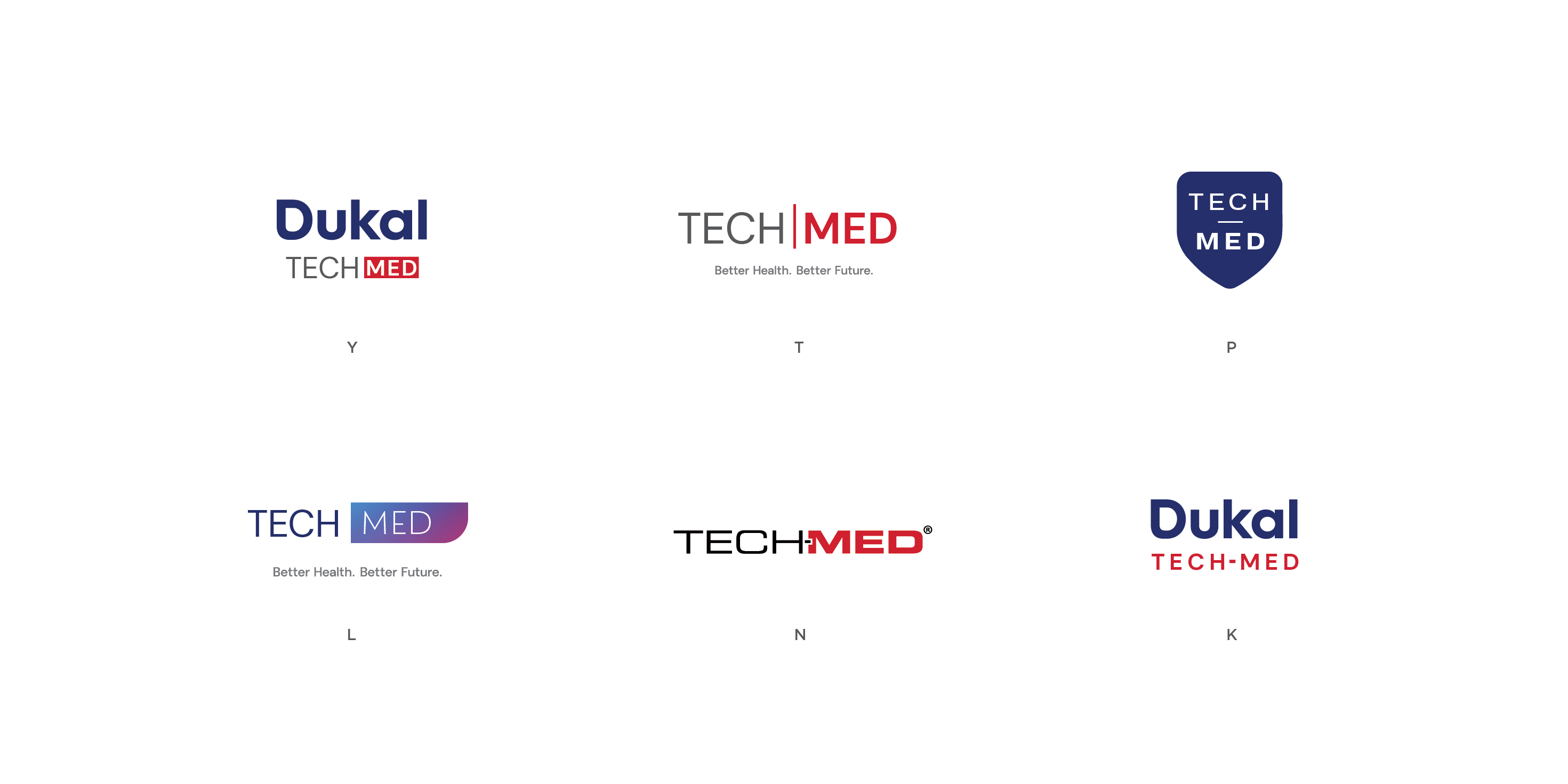 Below you will see a range of logos. Quickly and intuitively, please note the code underneath the logo you recognize as the current&nbsp;Tech-Med logo. DO NOT look it up, we want to know what you recall from memory. Please remember the code for the next question.
