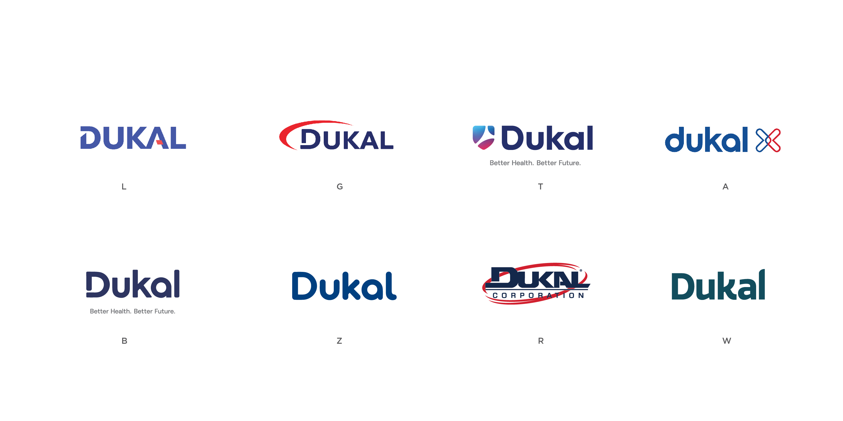 Below you will see a range of logos. Quickly and intuitively, please&nbsp;note the code underneath the&nbsp;logo you recognize as&nbsp;Dukal&rsquo;s current logo. DO&nbsp;<strong>NOT</strong> look it up, we want to know what you recall from memory. Please remember&nbsp;the code for the next question.