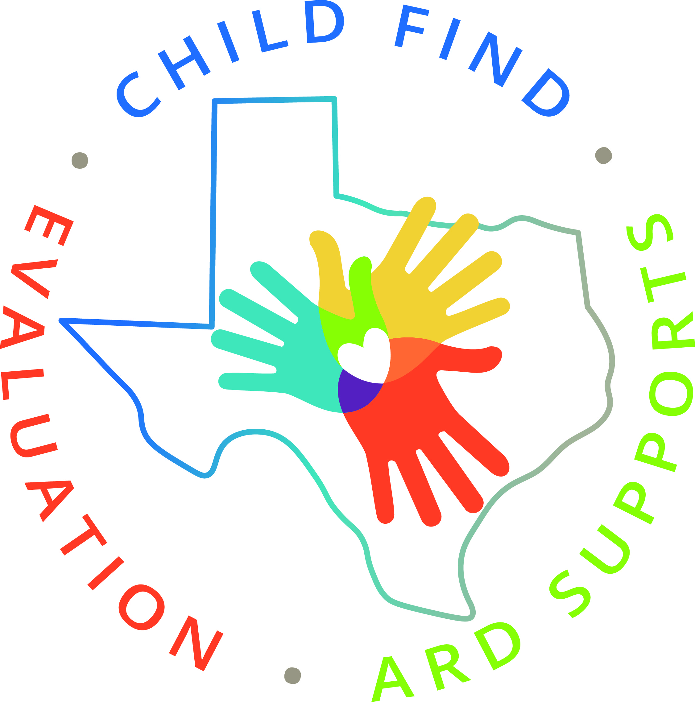 logo for the child find evaluation and ARD support