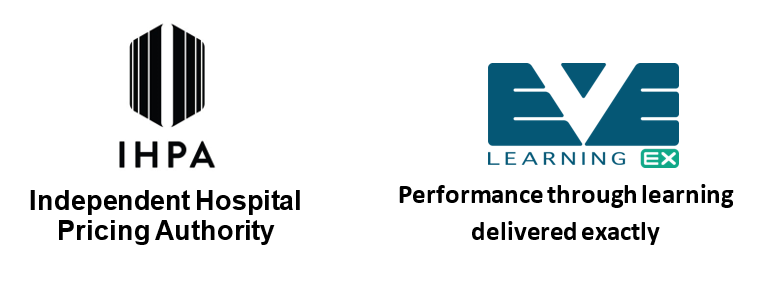 Logos for IHPA and Eve Learning