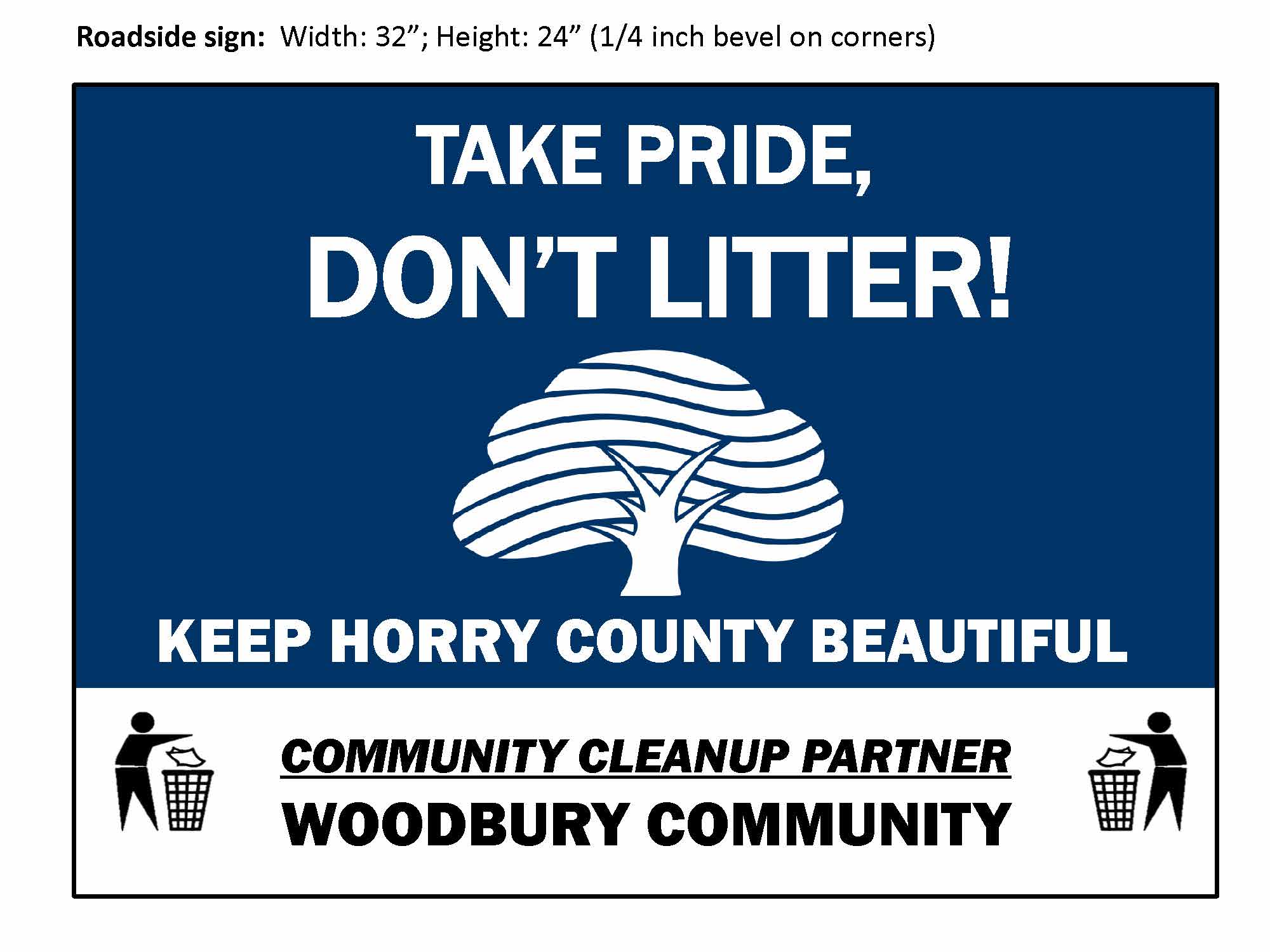 Example Adoption Sign