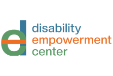 Disability Empowerment Center Logo: a large lower-