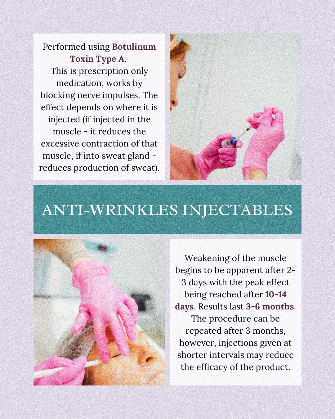 About Anti-Wrinkles Injections.