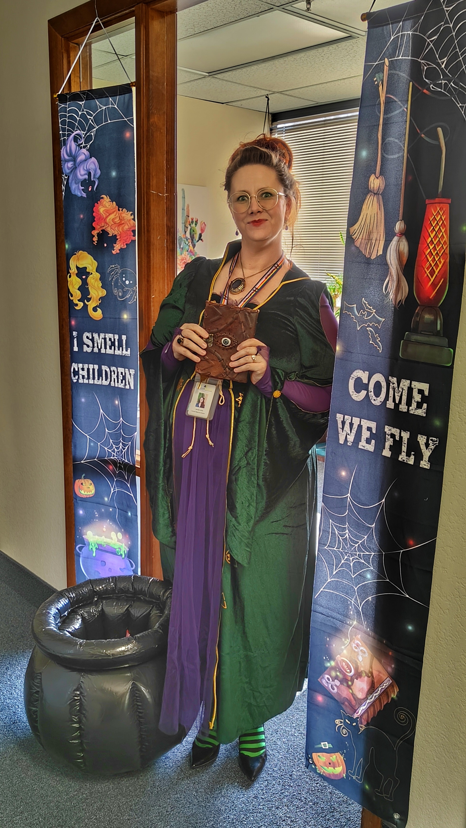 Jen as Winifred Sanderson