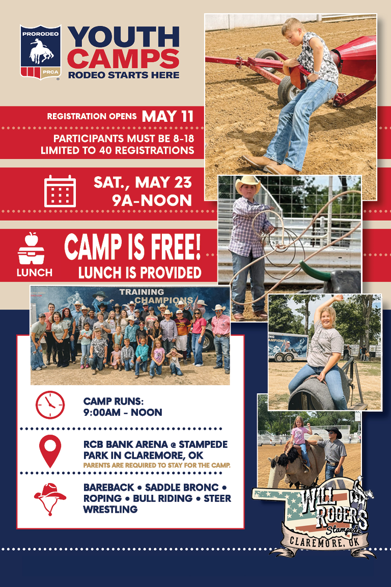 Will Rogers Stampede Rodeo PRCA Rodeo 101 Camp Registration Details