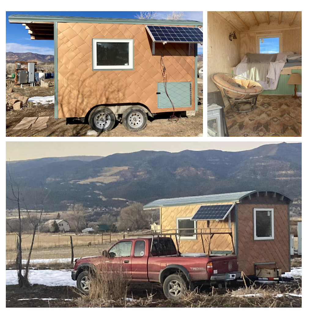 The hemp-insulated "Dragon Wagon" was built via a collaboration between Duck Berry Farm and Saint Francis Challenge in 2021, and will provide off-grid lodging for resident steward programming on a nearby farm site with toilet/shower/laundry/cooking amenities.
