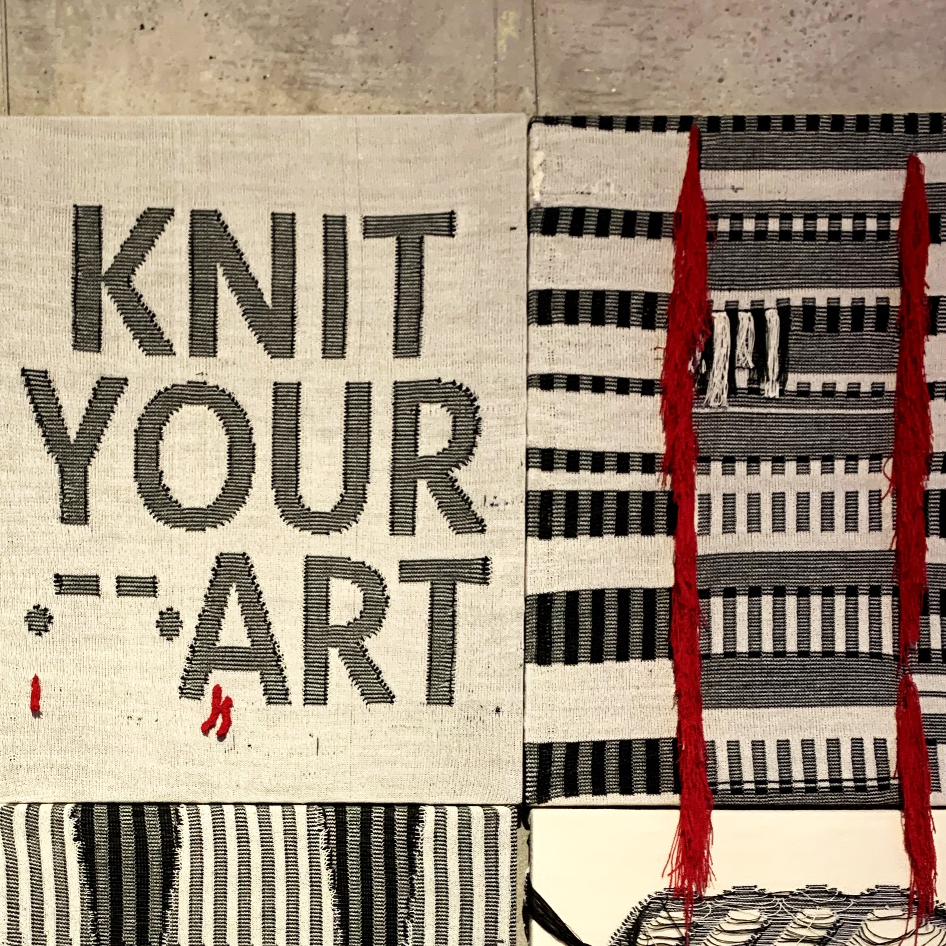 Artwork by the Diefenbunker's 2020 Artist-in-Residence Greta Grip.