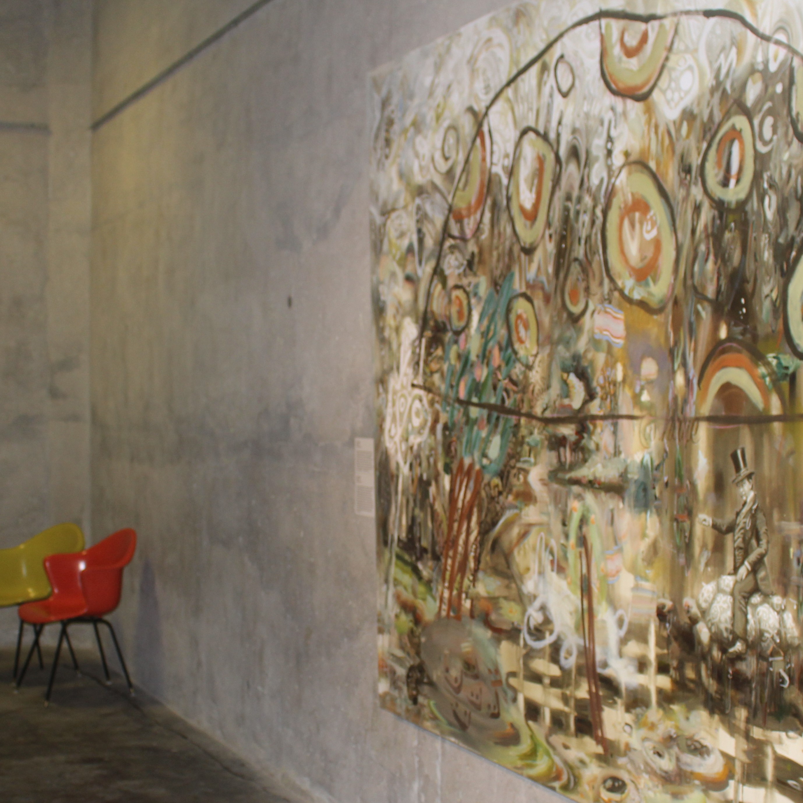 Artwork by the Diefenbunker's 2019 Artist-in-Residence Carol Wainio.