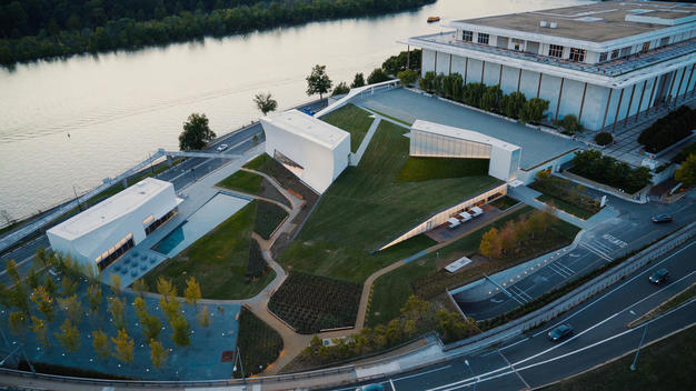 Overhead image of the Kennedy Center