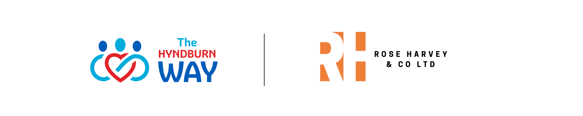 Logo of Rose Harvey and Co Ltd, and The Hyndburn Way