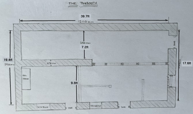 Toll Booth Ground Floor Plan