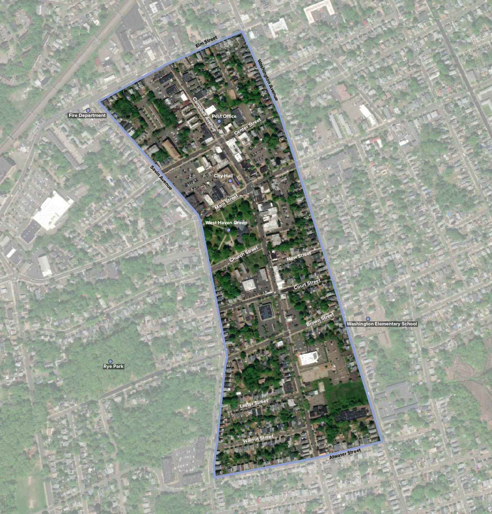 <strong>Downtown Map (Plan Area)</strong>