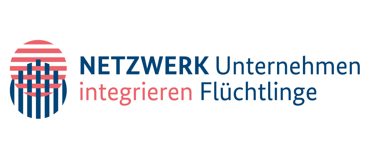 Logo des Netzwerkes Unternehmen integrieren Flüchtlinge