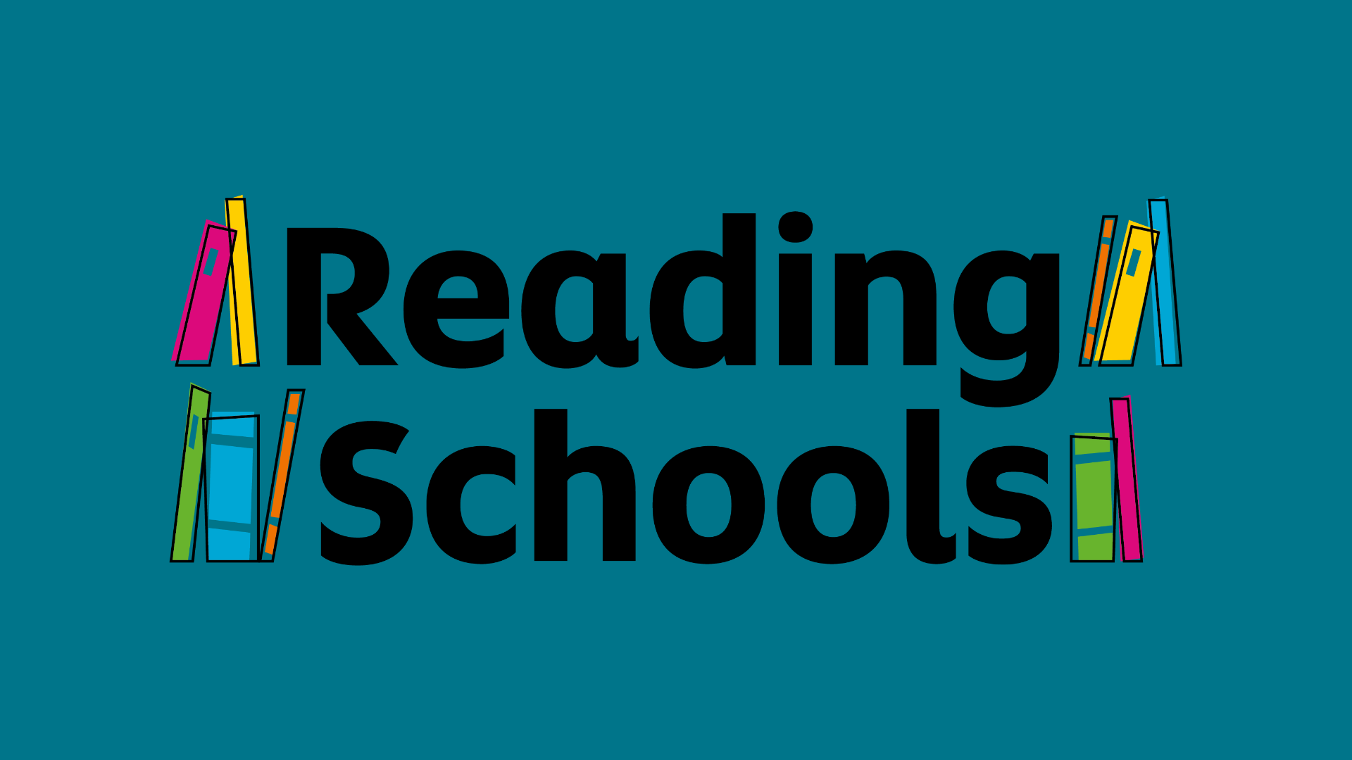 The Reading Schools programme logo, which is a sta