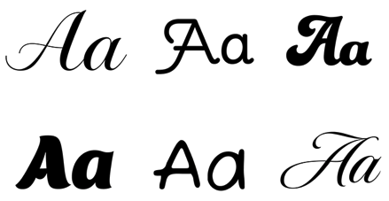  Script / Handwritten 