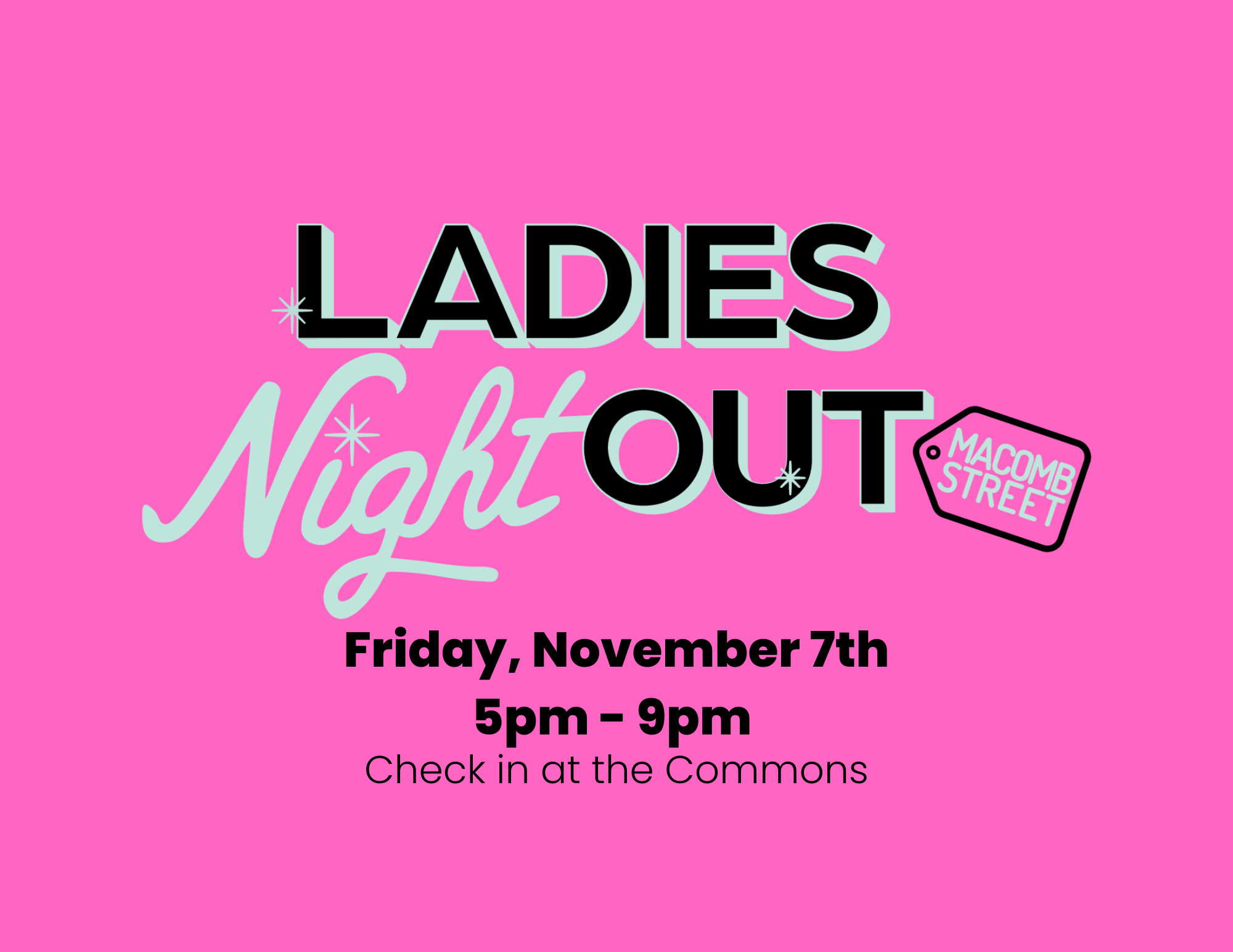 Ladies Night Out 2025 Business Sign-Up Form Survey