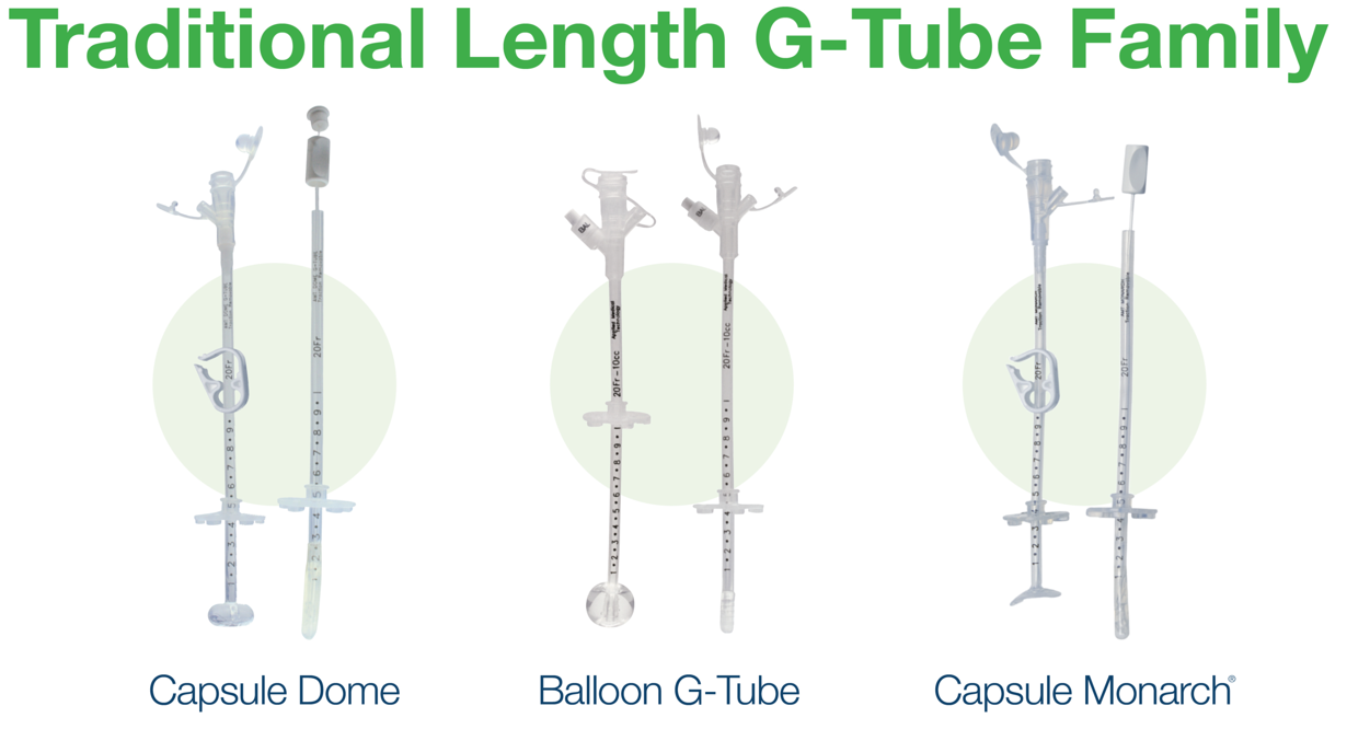 AMT&nbsp;Traditional Length G-Tube Family