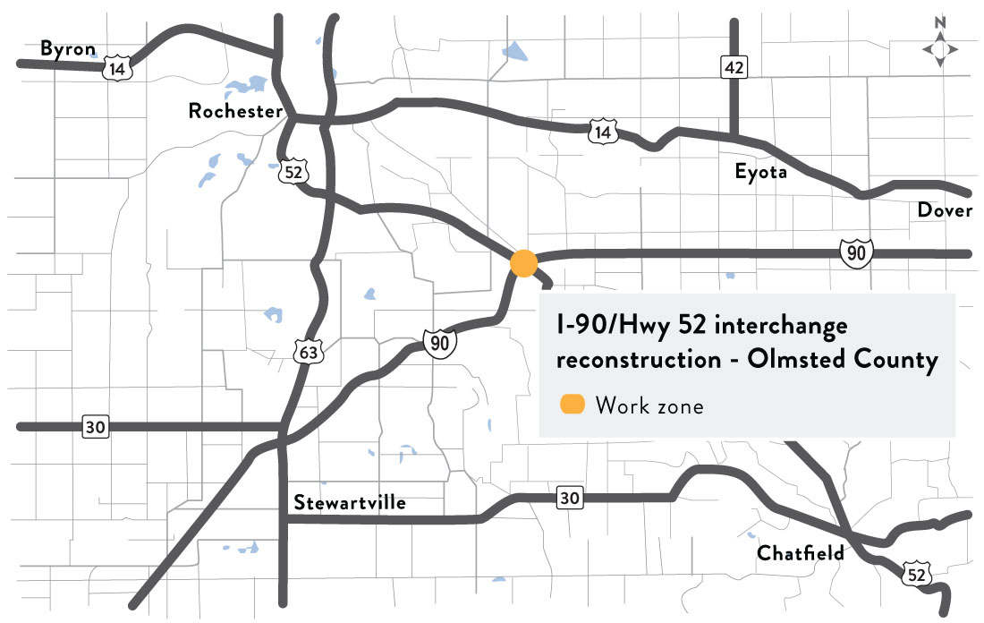 Highway 169 construction