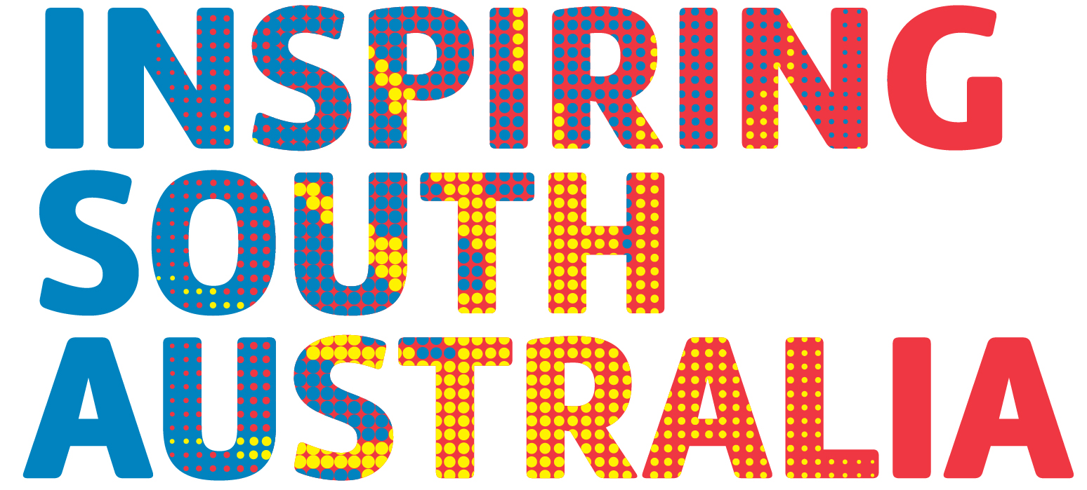 The words Inspiring South Australia 