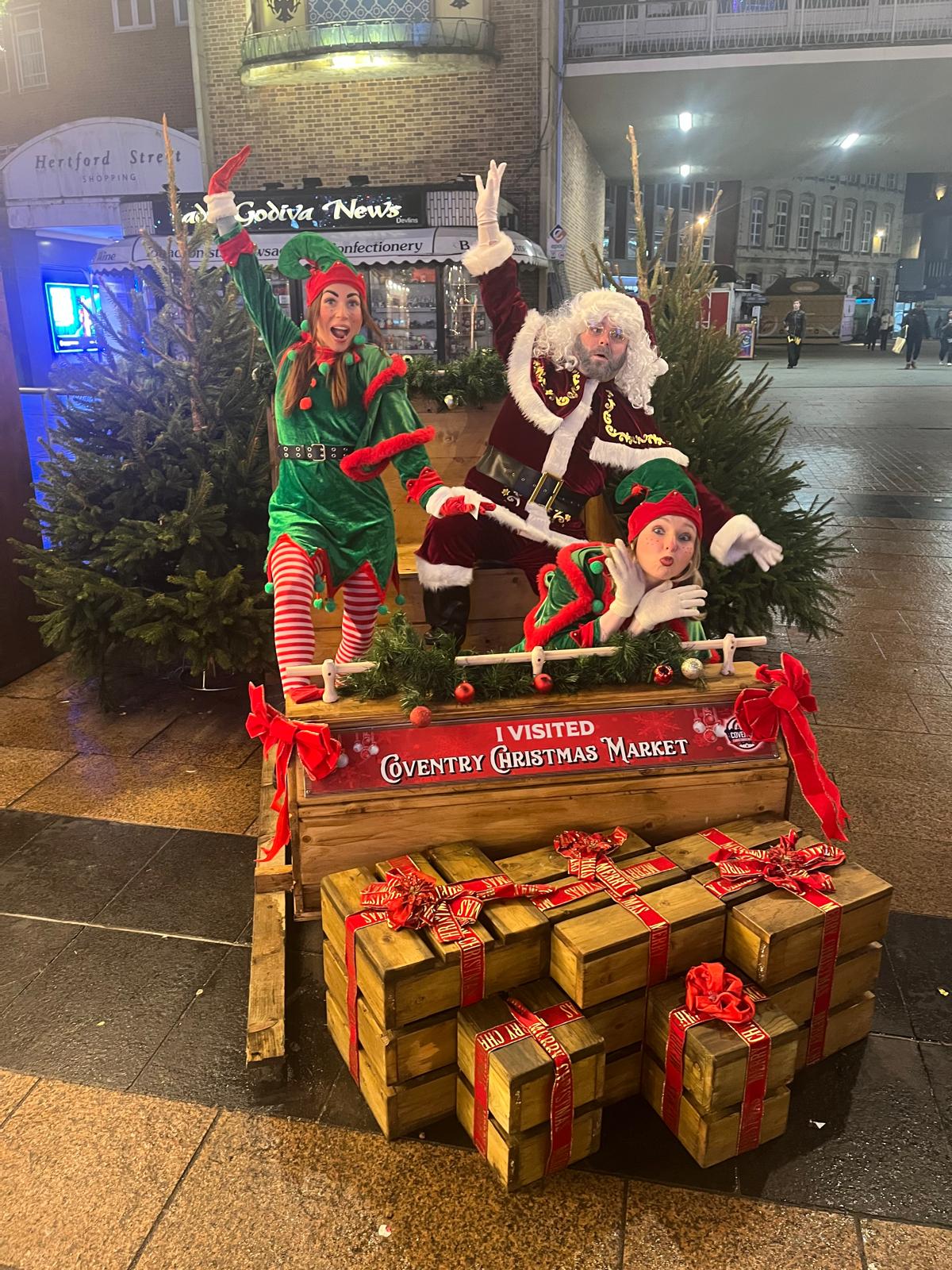  Santa & two Elves (17th Dec) 