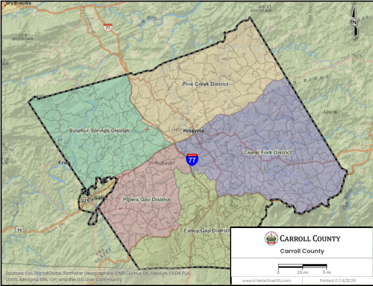 Carroll County Districts