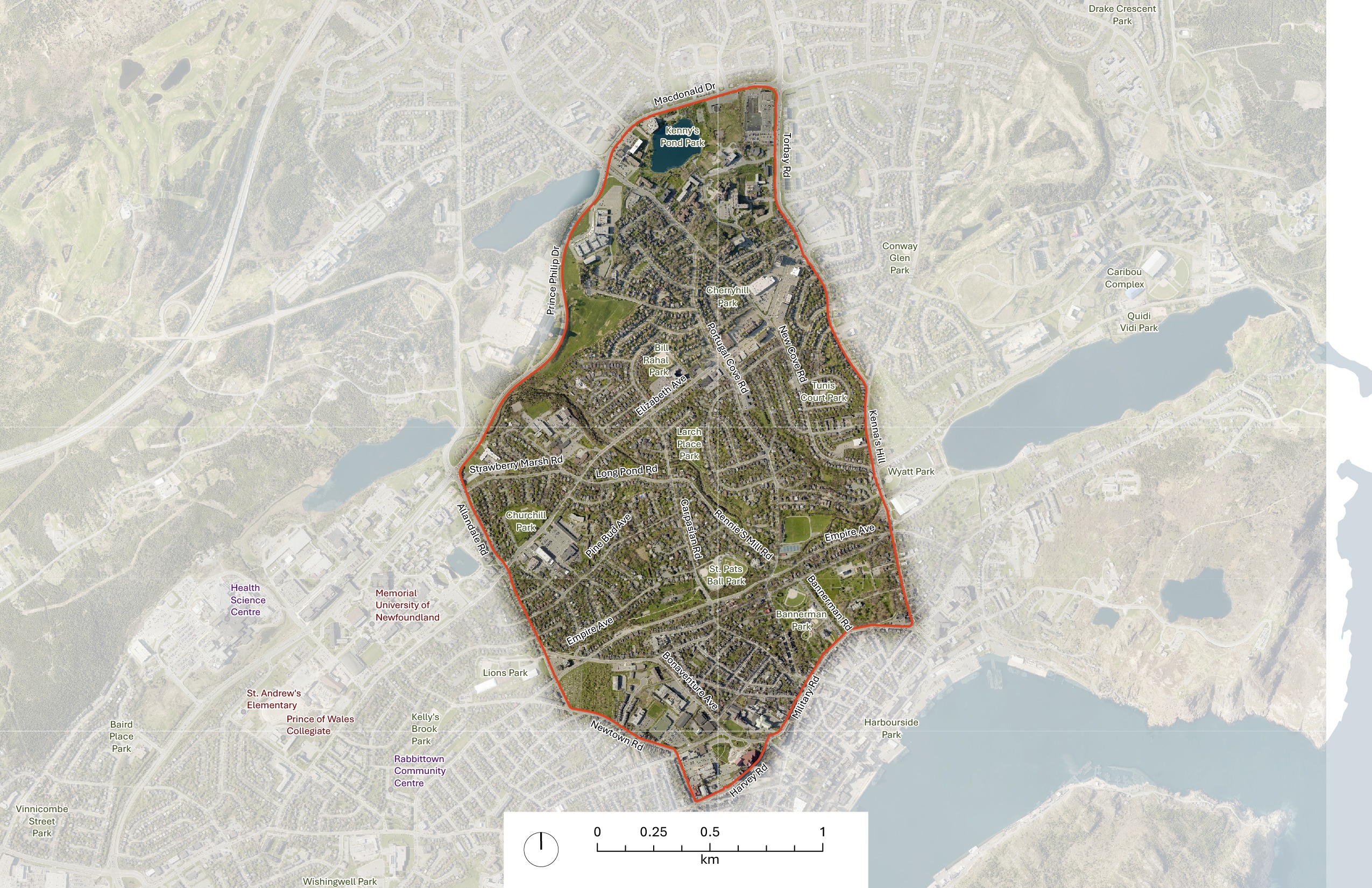 <strong>Rennie's River Neighbourhood Boundary</strong>